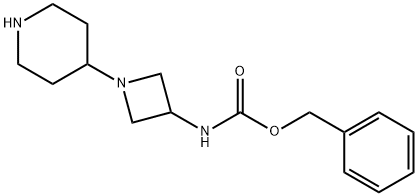 (1-PIPERIDIN-4-YL-AZETIDIN-3-YL)-CARBAMIC ACID BENZYL ESTER Struktur