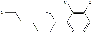 6-CHLORO-1-(2,3-DICHLOROPHENYL)-1-HEXANOL Struktur