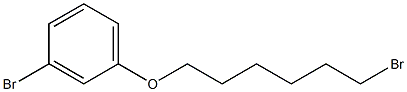 1-BROMO-6-(3'-BROMOPHENOXY)HEXANE Struktur