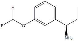 (1R)-1-[3-(DIFLUOROMETHOXY)PHENYL]PROPYLAMINE Struktur