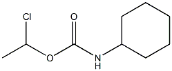 CYCLOHEXYL-1-CHLORO ETHYL CARBAMATE Struktur