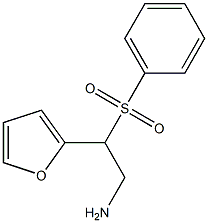 2-BENZENESULFONYL-2-FURAN-2-YL-ETHYLAMINE Struktur