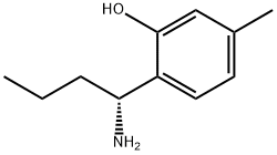 2-((1R)-1-AMINOBUTYL)-5-METHYLPHENOL Struktur