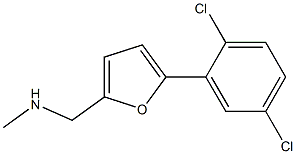 1-(5-(2,5-DICHLOROPHENYL)-2-FURYL)-N-METHYLMETHANAMINE Struktur