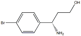 (S)-3-AMINO-3-(4-BROMO-PHENYL)-PROPAN-1-OL Struktur