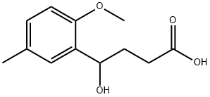 4-HYDROXY-4-(2-METHOXY-5-METHYL-PHENYL)-BUTYRIC ACID Struktur