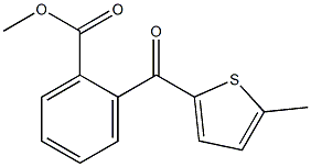 METHYL 2-(5-METHYL-2-THENOYL)BENZOATE Struktur