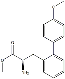 METHYL (2R)-2-AMINO-3-[2-(4-METHOXYPHENYL)PHENYL]PROPANOATE Struktur