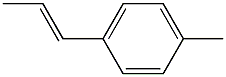 TRANS-1-METHYL-4-PROPENYLBENZENE Struktur