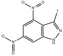 4,6-DINITRO-3-IODOINDAZOLE Struktur