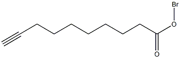 1-BROMO-9-DECYNOATE Struktur