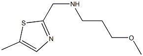 (3-METHOXY-PROPYL)-(5-METHYL-THIAZOL-2-YLMETHYL)-AMINE Struktur