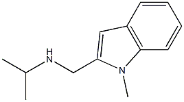 ISOPROPYL-(1-METHYL-1H-INDOL-2-YLMETHYL)-AMINE Struktur