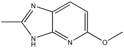 5-METHOXY-2-METHYL-3H-IMIDAZO[4,5-B]PYRIDINE Struktur