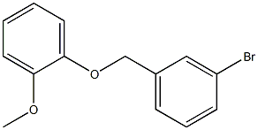 3-BROMOBENZYL-(2-METHOXYPHENYL)ETHER Struktur