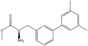 METHYL (2R)-2-AMINO-3-[3-(3,5-DIMETHYLPHENYL)PHENYL]PROPANOATE Struktur