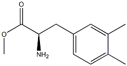 METHYL (2R)-2-AMINO-3-(3,4-DIMETHYLPHENYL)PROPANOATE Struktur