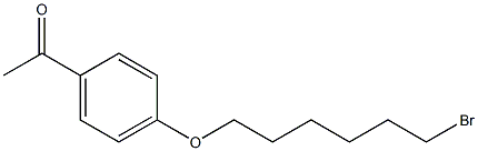 1-[4-(6-BROMO-HEXYLOXY)-PHENYL]-ETHANONE Struktur