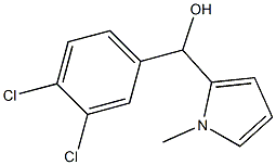 3,4-DICHLOROPHENYL-(1-METHYL-2-PYRROLYL)METHANOL Struktur