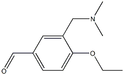 3-DIMETHYLAMINOMETHYL-4-ETHOXY-BENZALDEHYDE Struktur