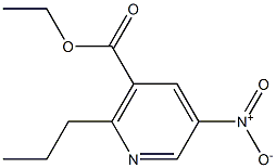 ETHYL 5-NITRO-2-PROPYLNICOTINATE Struktur