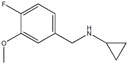 (1S)CYCLOPROPYL(4-FLUORO-3-METHOXYPHENYL)METHYLAMINE Struktur