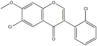 2',6-DICHLORO-7-METHOXYISOFLAVONE Struktur