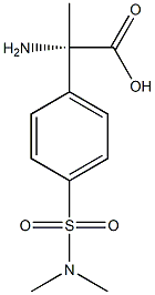 (2S)-2-AMINO-2-(4-[(DIMETHYLAMINO)SULFONYL]PHENYL)PROPANOIC ACID Struktur