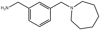 1-[3-(AZEPAN-1-YLMETHYL)PHENYL]METHANAMINE Struktur