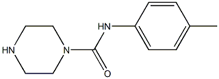 N-(4-METHYLPHENYL)PIPERAZINE-1-CARBOXAMIDE Struktur