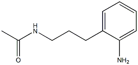 2-(3-ACETAMIDOPROPYL)ANILINE Struktur