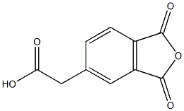 (1,3-DIOXO-1,3-DIHYDRO-ISOBENZOFURAN-5-YL)-ACETIC ACID Struktur