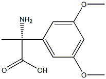 (2R)-2-AMINO-2-(3,5-DIMETHOXYPHENYL)PROPANOIC ACID Struktur