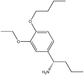 (1S)-1-(4-BUTOXY-3-ETHOXYPHENYL)BUTYLAMINE Struktur