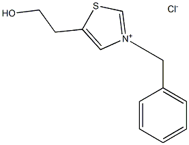 3-BENZYL-5-(2-HYDROXYETHYL) THIAZOLIUM CHLORIDE Struktur