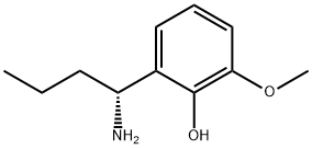 2-((1R)-1-AMINOBUTYL)-6-METHOXYPHENOL Struktur