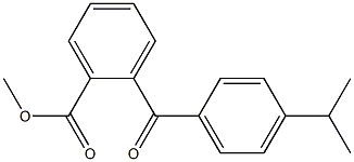 METHYL 2-(4-ISOPROPYLBENZOYL)BENZOATE Struktur