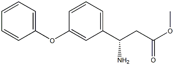 METHYL (3S)-3-AMINO-3-(3-PHENOXYPHENYL)PROPANOATE Struktur