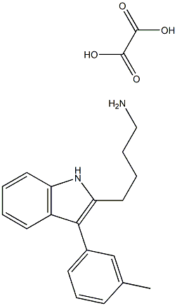 4-(3-M-TOLYL-1H-INDOL-2-YL)-BUTYLAMINE, OXALIC ACID Struktur