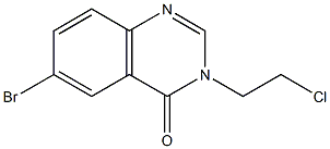 6-BROMO-3-(2-CHLORO-ETHYL)-3H-QUINAZOLIN-4-ONE Struktur