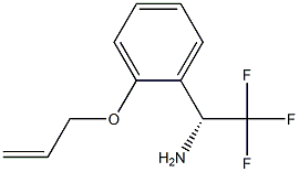 (1R)-2,2,2-TRIFLUORO-1-(2-PROP-2-ENYLOXYPHENYL)ETHYLAMINE Struktur