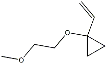 1-(2-METHOXYETHOXY)-1-VINYLCYCLOPROPANE Struktur