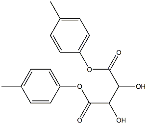 DI-P-TOLYL TARTARIC ACID Struktur