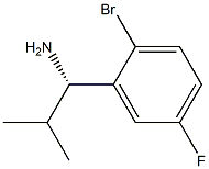 (1S)-1-(2-BROMO-5-FLUOROPHENYL)-2-METHYLPROPYLAMINE Struktur