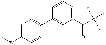 3'-(4-METHYLTHIOPHENYL)-2,2,2-TRIFLUOROACETOPHENONE Struktur