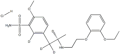 TAMSULOSIN-D4 HCL Struktur