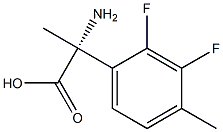 (2R)-2-AMINO-2-(2,3-DIFLUORO-4-METHYLPHENYL)PROPANOIC ACID Struktur