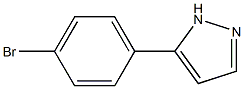 5-(4-BROMOPHENYL)-1H-PYRAZOLE Struktur