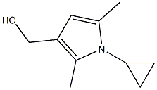 (1-CYCLOPROPYL-2,5-DIMETHYL-1H-PYRROL-3-YL)METHANOL Struktur