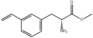 METHYL (2R)-2-AMINO-3-(3-VINYLPHENYL)PROPANOATE Struktur